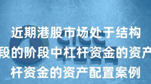 近期港股市场处于结构性行情阶段的阶段中杠杆资金的资产配置案例